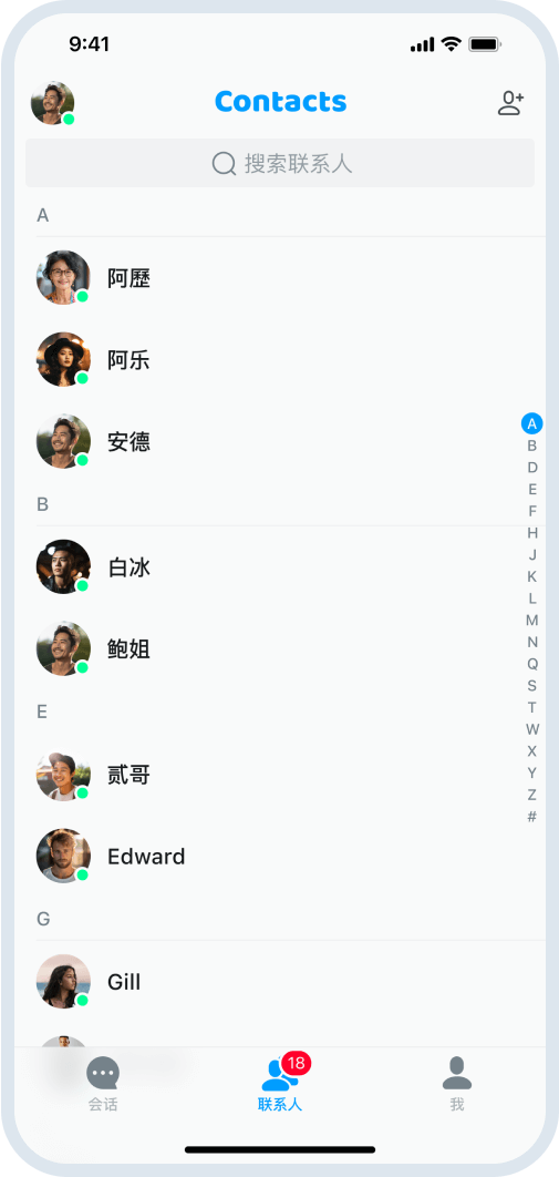圆形头像