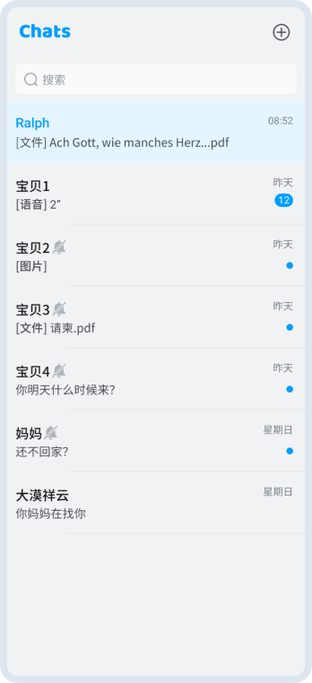 会话列表无头像